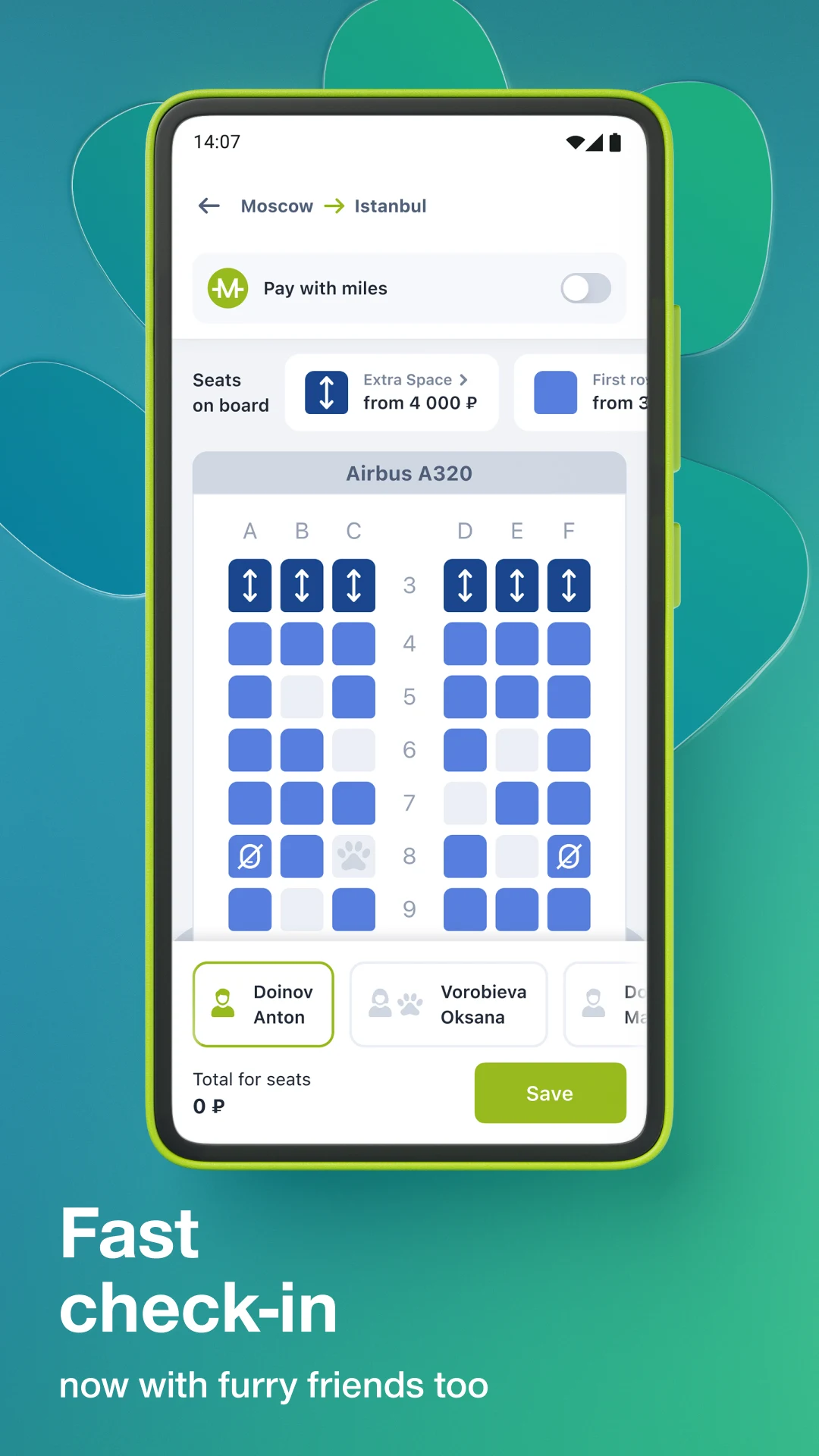 S7 Airlines: happy travels screenshot