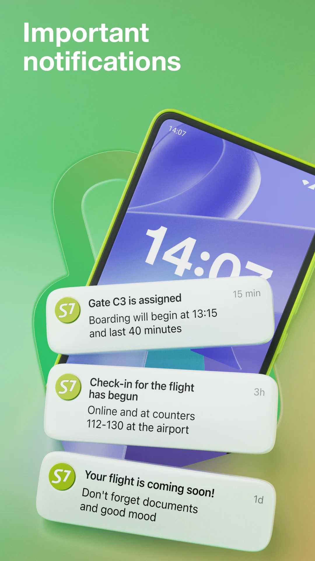 S7 Airlines: happy travels screenshot